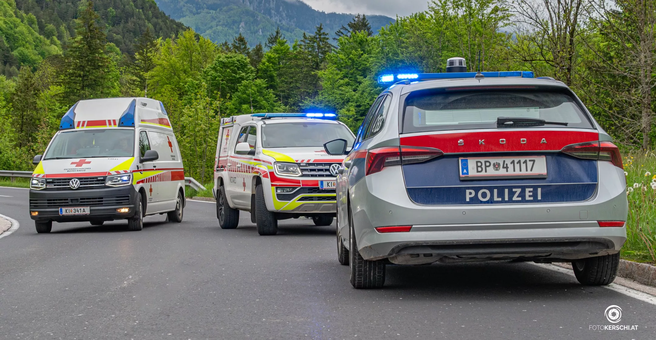Tödlicher Motoradunfall im Bezirk Gmunden.