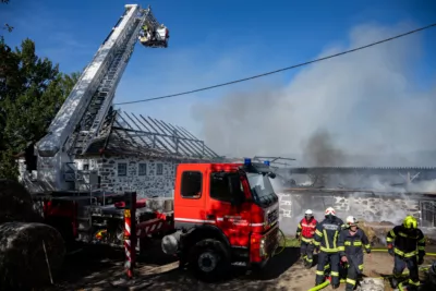 Höchste Alarmstufe bei Brand in Vorderweissenbach - 18 Feuerwehren im Einsatz FOKE-2023100613465470-001.jpg
