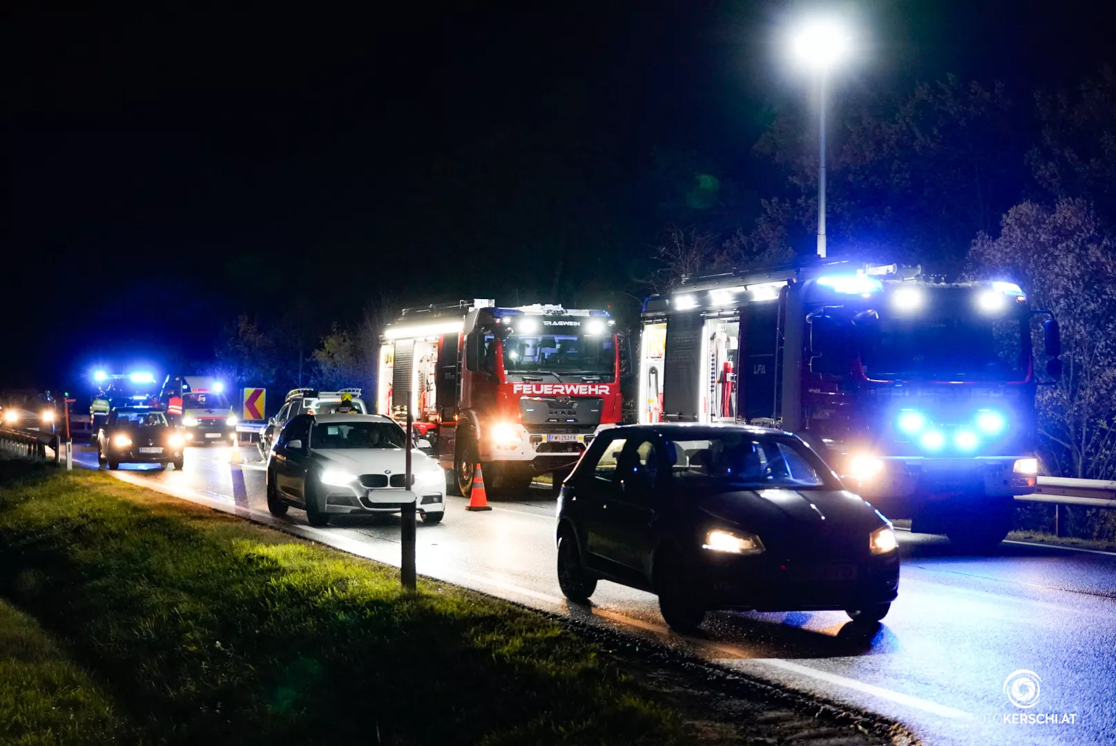 Verkehrsunfall im Bezirk Freistadt - Eine Person verletzt