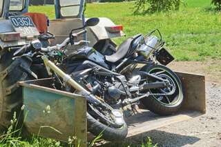 Freistadt: Motorrad frontal gegen Pkw gekracht motorrad-gegen-pkw_08.jpg