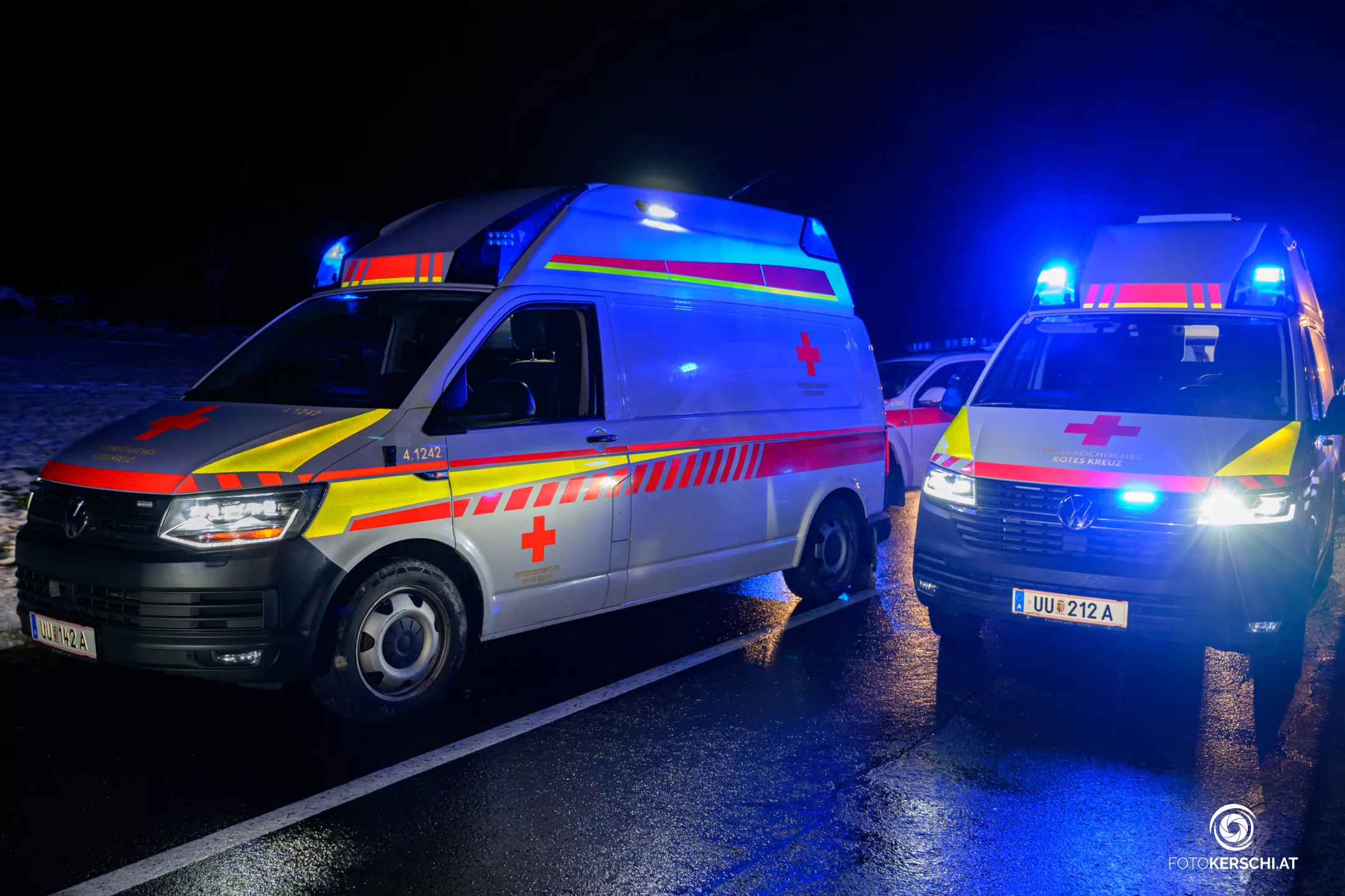 Verkehrsunfall in Kirschlag bei Linz fordert mehrere Verletzte