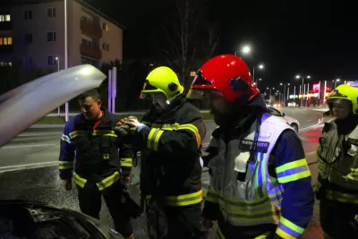 PKW Brand in Steyr fordert rasches Eingreifen der Feuerwehr fkstore-95662.jpg