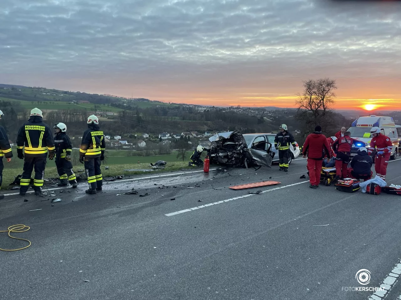 Tödlicher Verkehrsunfall in Wanzenöd – Bezirk Amstetten