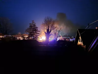 Großbrand in St. Martin im Innkreis erfolgreich eingedämmt Quelle: Josef Leherbauer