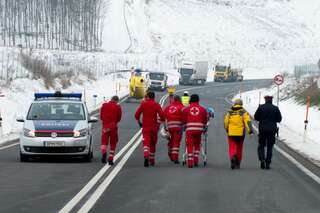 Schwerer Verkehrsunfall in Tunnel - Mann in Kleintransporter eingeklemmt 20130213-7653.jpg