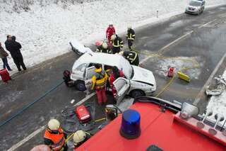 Pkw-Kollision auf Steyrer Nordumfahrung - drei Kinder verletzt 20130326-1771.jpg