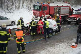 Pkw-Kollision auf Steyrer Nordumfahrung - drei Kinder verletzt 20130326-1784.jpg