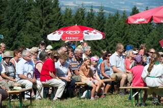 Zahlreiche Besucher bei der Bergmesse auf der Grünburger Hütte 20130804-6107.jpg