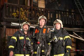 Alarmstufe zwei bei Wohnhausbrand in Altenberg bei Linz 20131009-5467.jpg