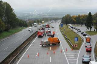 Westautobahn am Valentiner Berg nach Unfall gesperrt 20131011-1399.jpg