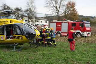 26-Jähriger geriet mit linkem Arm in â€žPflückerâ€œ  - schwer verletzt 20131105-7612.jpg
