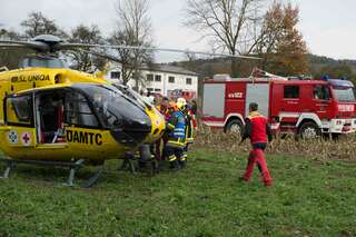 26-Jähriger geriet mit linkem Arm in â€žPflückerâ€œ  - schwer verletzt 20131105-7613.jpg