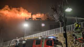 Brand am Linzer Pöstlingberg - Feuermann bei den Löscharbeiten verletzt 20131220-0748.jpg