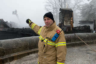 Brand am Linzer Pöstlingberg - Feuermann bei den Löscharbeiten verletzt 20131220-0879.jpg