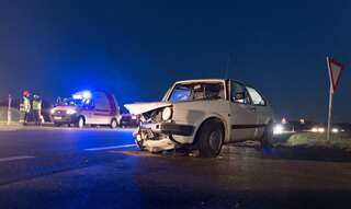 Zwei Verletzte bei Verkehrsunfall in St. Florian 20131227-1154.jpg