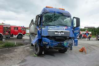 Tödlicher Unfall mit zwei Lkw bei A7-Abfahrt in Gallneukirchen 20140731-3407.jpg