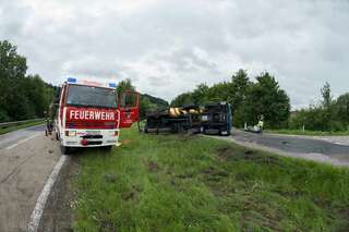 Tödlicher Unfall mit zwei Lkw bei A7-Abfahrt in Gallneukirchen 20140731-3422.jpg