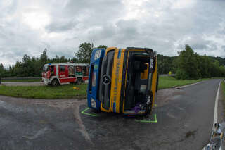 Tödlicher Unfall mit zwei Lkw bei A7-Abfahrt in Gallneukirchen 20140731-3423.jpg