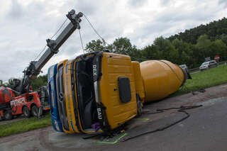 Tödlicher Unfall mit zwei Lkw bei A7-Abfahrt in Gallneukirchen 20140731-3434.jpg