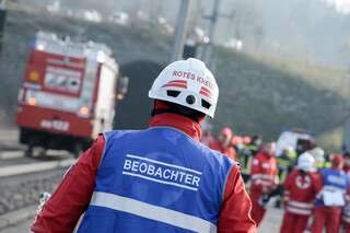 Einsatzkräfte übten Notfall im Sieberg- Eisenbahntunnel 20141122-6273.jpg