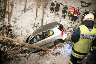 Fahrzeuglenker stürzte sechs Meter über Böschung 20150130-8960.jpg