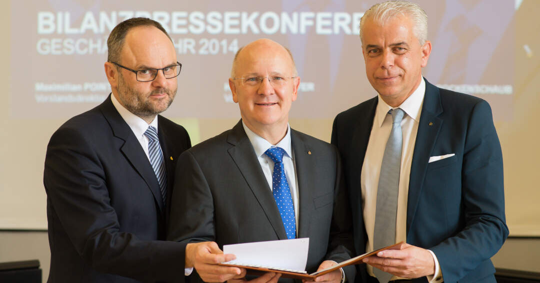 Titelbild: Bilanzpressekonferenz Geschäftsjahr 2014 Sparkasse Oberösterreich