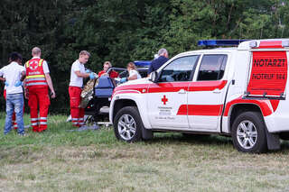 Drei jugendliche mit Polizeihubschrauber aus Steyrfluss gerettet Molln_04.jpg