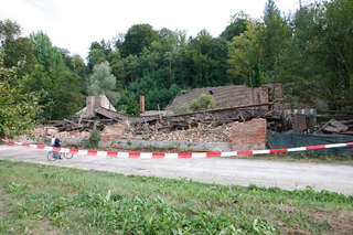 Einsturzgefahr in Steyr - Lagerhalle wurde abgerissen _DS_0627.jpg