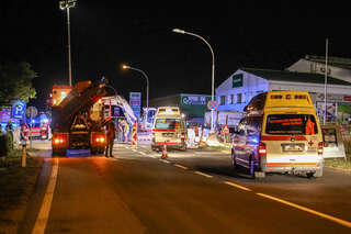 Tödlicher Verkehrsunfall bei Straßenbaustelle in Steyr Foto Klaus Mader