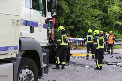 Eine Schwerverletzte bei Unfall in St. Ulrich bei Steyr IMG_5773.jpg
