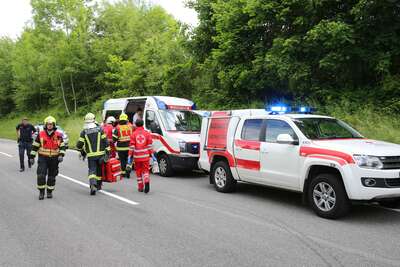 Eine Schwerverletzte bei Unfall in St. Ulrich bei Steyr IMG_5797.jpg