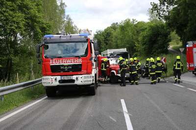 Eine Schwerverletzte bei Unfall in St. Ulrich bei Steyr IMG_5816.jpg