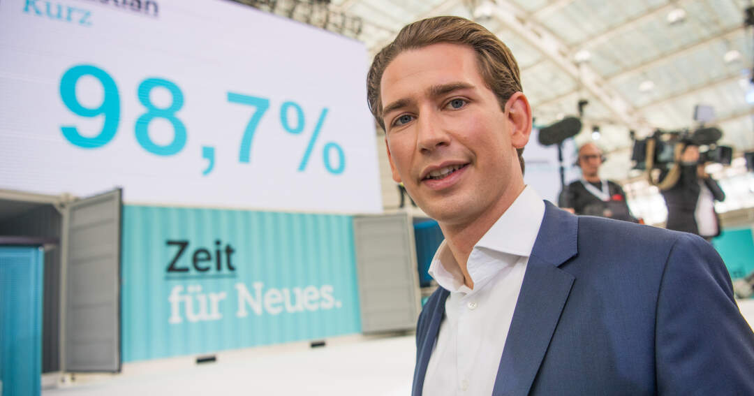 Titelbild: ÖVP wählt Sebastian Kurz offiziell zum Parteichef