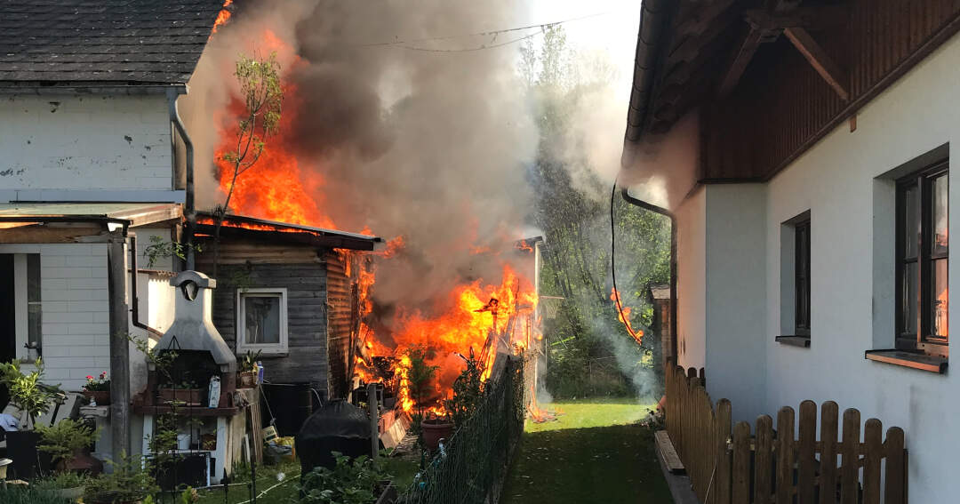 Titelbild: Großbrand in Aschach an der Steyr
