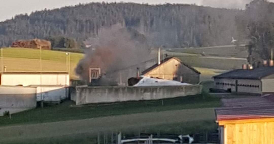 Titelbild: Brand eines Trafo in Reichenthal