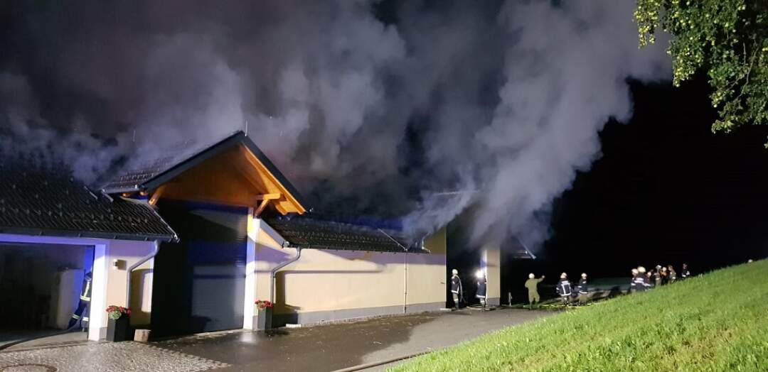 Großbrand in Frankenburg