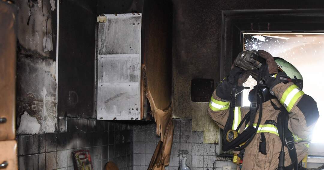 Feuerwehr löschte Küchenbrand