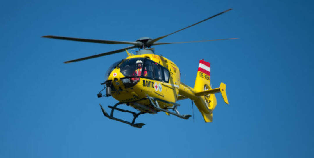 Titelbild: Hubschrauberrettung nach Alpinunfall