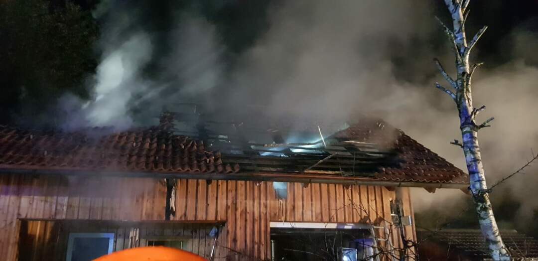 Gartenhütte in in Ottnang am Hausruck geriet in Brand