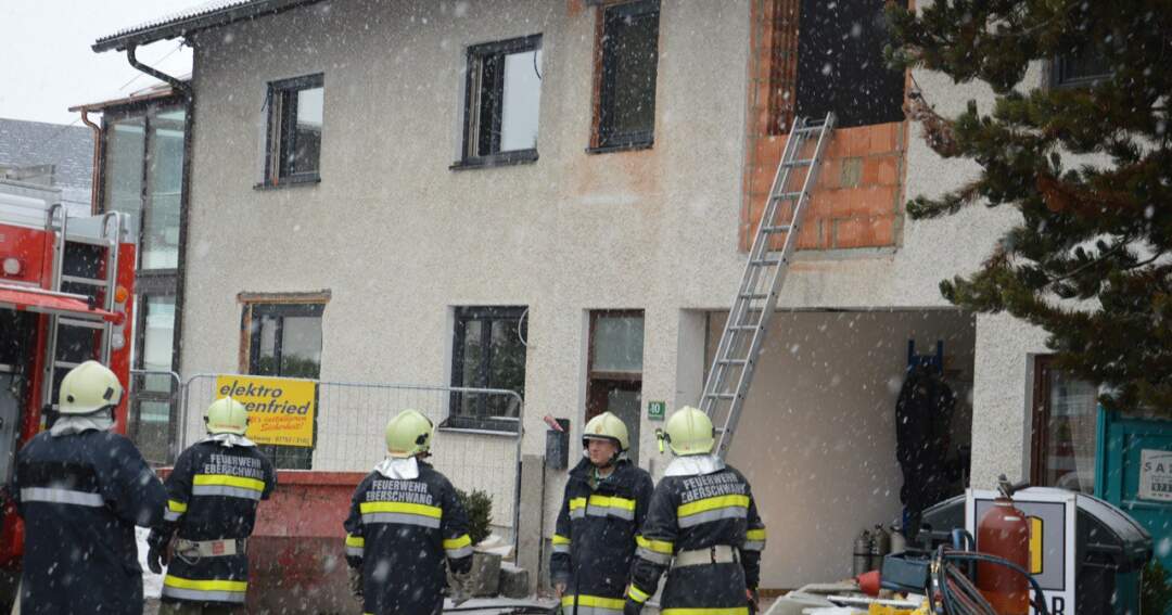 Titelbild: Brand eines Wohnhauses in Eberschwang