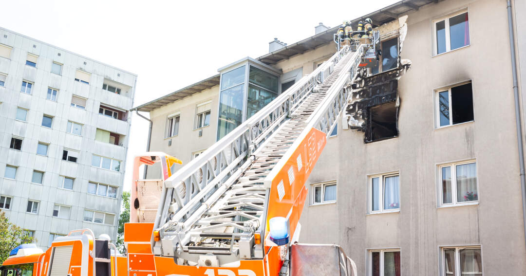 Wohnungsvollbrand in Linz