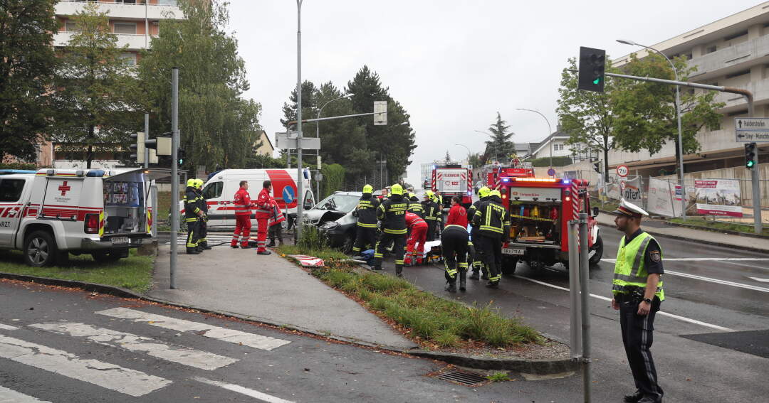 Schwerer Unfall in Steyr