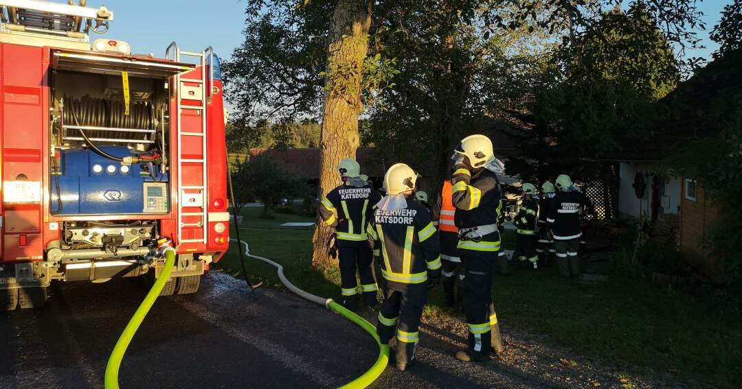 Brand in einem Wohnhaus in Katsdorf