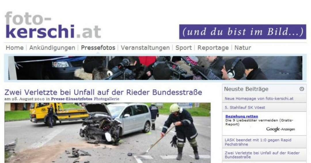 Titelbild: Neue Homepage von foto-kerschi.at