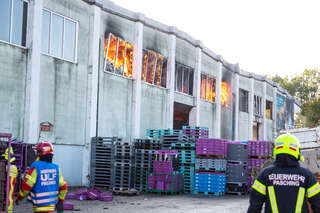 Brand in einem Abfallunternehmen - Riesige Rauchwolke in Hörsching AB1_7596.jpg