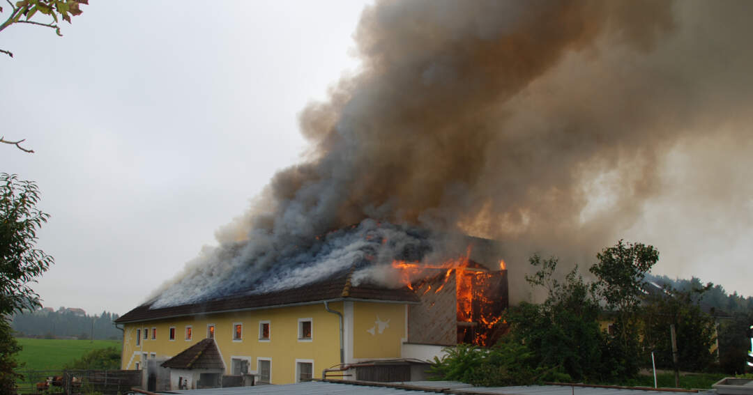 Titelbild: 170 Feuerwehrmänner bei Großbrand im Einsatz