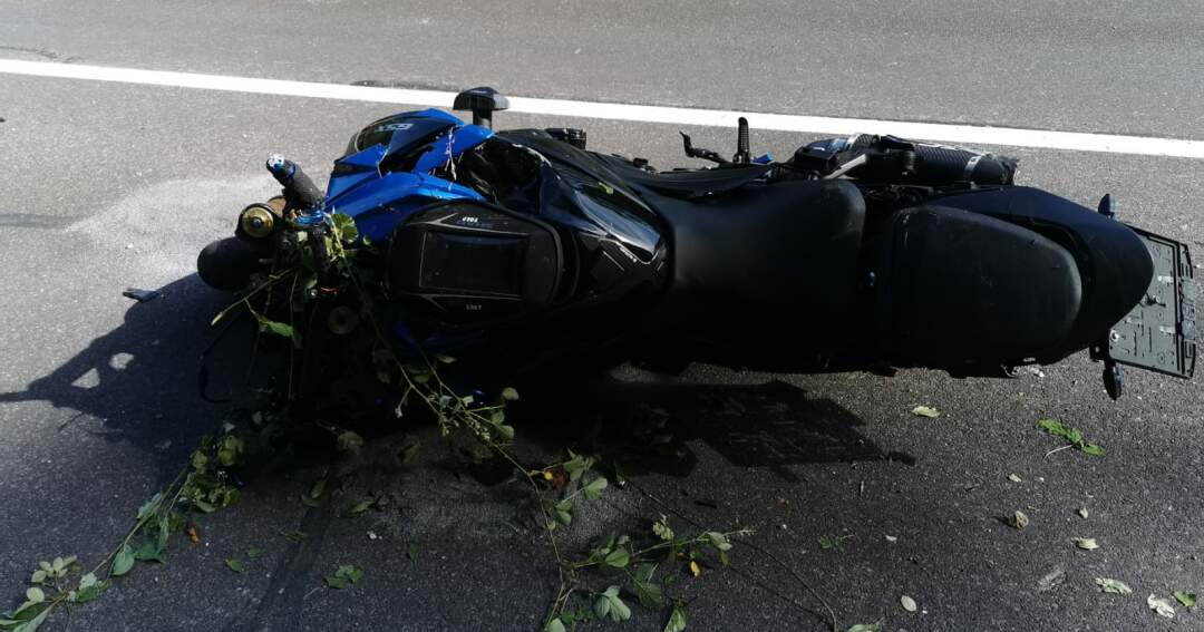Schwerer Unfall mit Motorrad