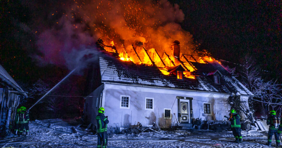 Kirchdorf- Wohnhaus geriet in Brand