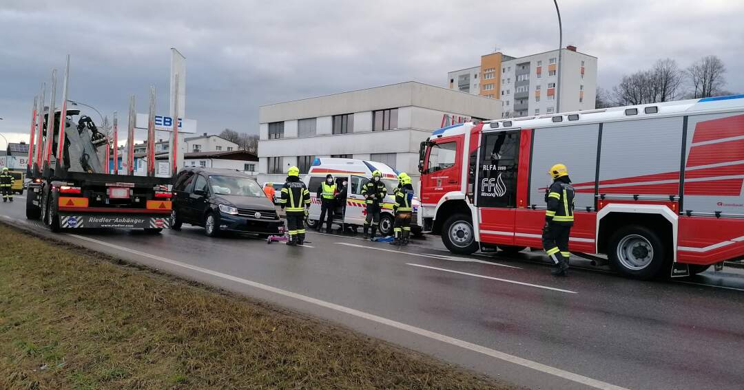 Verkehrsunfall Bundesstraße 1 Attnang