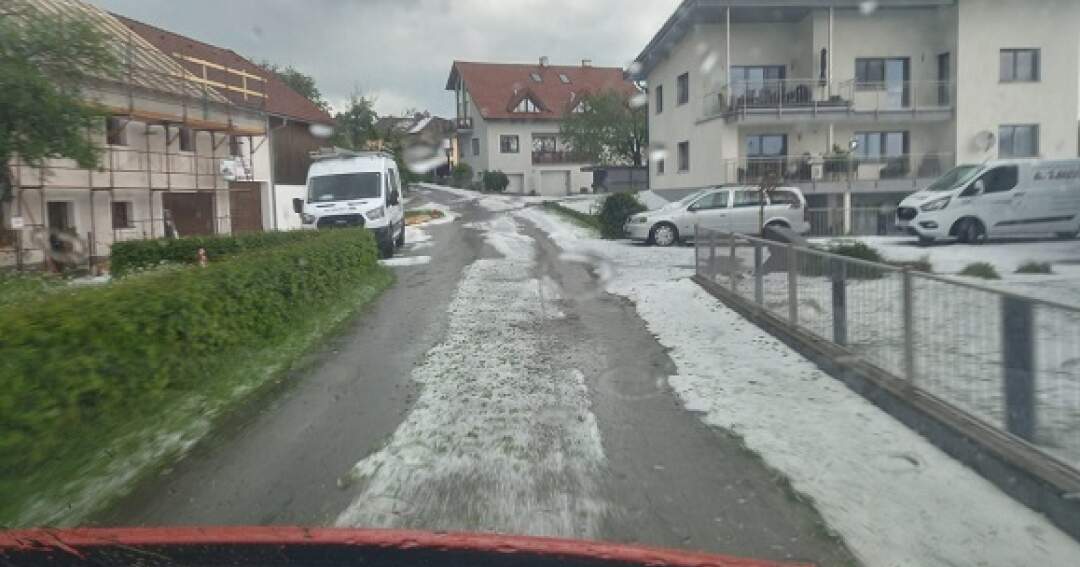 Unwetter in Schönau